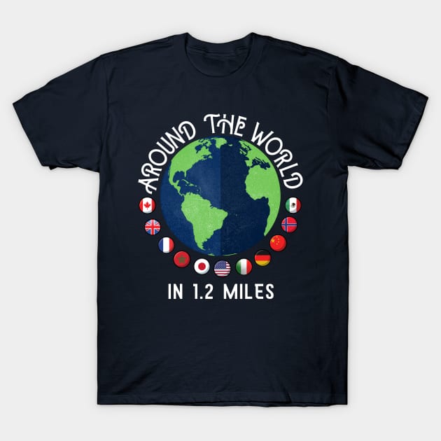 Around the World in 1.2 Miles- World Showcase Inspired T-Shirt by Love Of Mouse